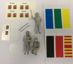 STS 1:32, Figuren, 3 Marshals unbemalt mit Decals (Pack B)