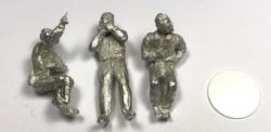 STS 1:32, Figuren Boxenmauer, unbemalt (Pack B)