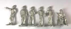 STS 1:32, 6 Figuren Team Manager, unbemalt