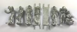 STS 1:32, 7 Figuren Crash Set Sanitter, unbemalt