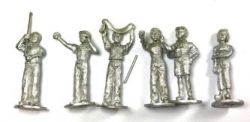 STS 1:32, 6 Figuren, Zuschauer stehend, unbemalt