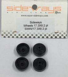 Sideways, Plastik-Felgen, Ø17.3 x 8.2mm (vorne), 4 Stk.