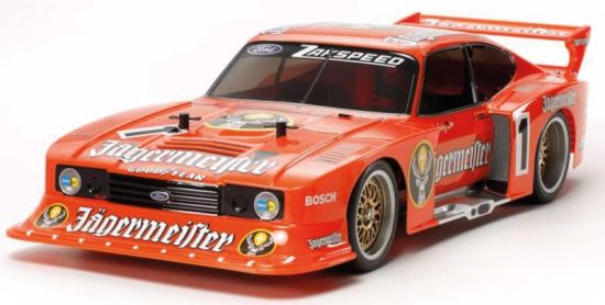Tamiya 1:10 Fertigmodell, Ford Capri Zakspeed (TT-01E, 4WD)