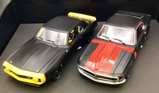 BRM 1/24, Camaro Z28 1969, Ford Mustang