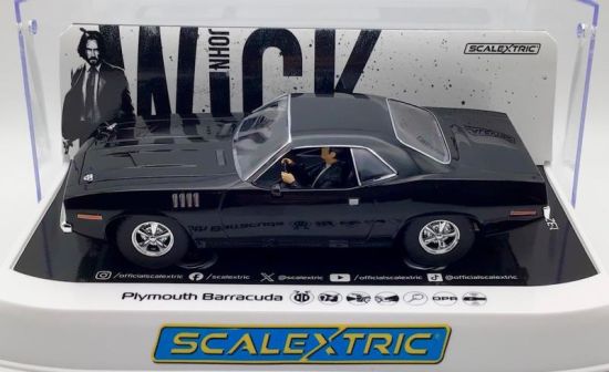 Scalextric 1/32, Plymouth Barracuda, J.Wick Chapter 4, C4595