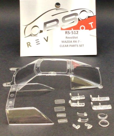 RevoSlot, Scheiben/Transparentteil Mazda RX-7, RS512
