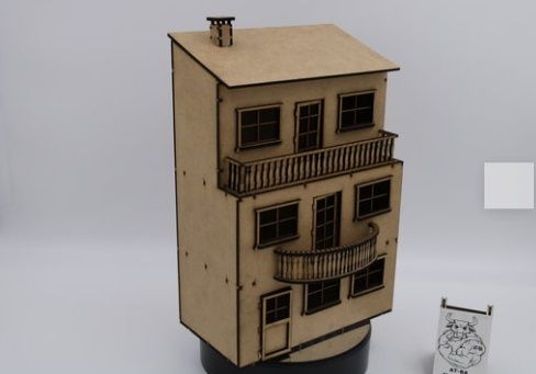 AT-BA, 1:32 Bausatz Haus 02