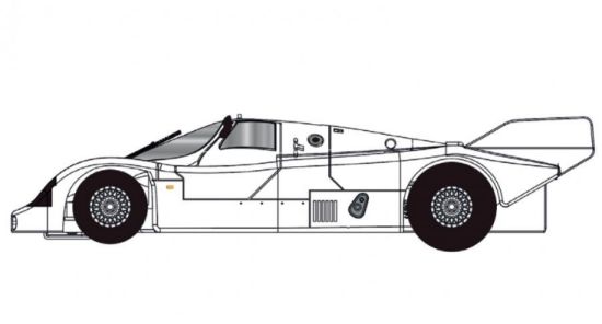 BRM 1/24, Porsche 962C, Bausatz 'White Kit', BRM190