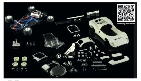 BRM 1/24, 330P4/412P, Bausatz 'White Kit', BRM205