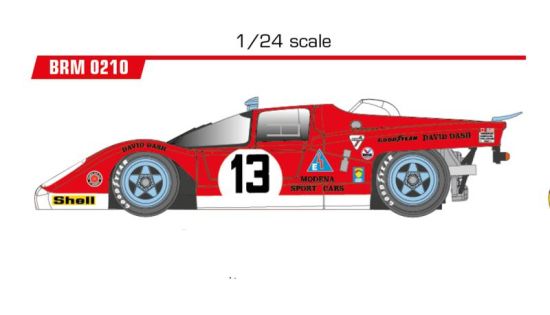 BRM 1/24, 512M, Nr.13, Riverside 1972, BRM210