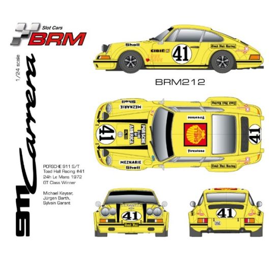 BRM 1/24, Porsche 911 S/T, Nr.41, Le Mans 1972, BRM212