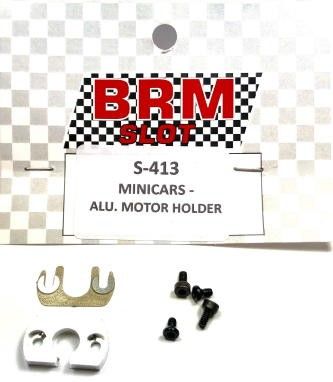 BRM 1/24, Alu-Motorhalter mit Schrauben, 1 Stk.