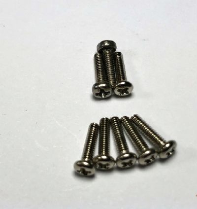 BRM, Karosserie-Schrauben, Linsenkopf M2x8mm, 8 Stk. -  -  Fachgeschäft für Autorennbahnen + Zubehör