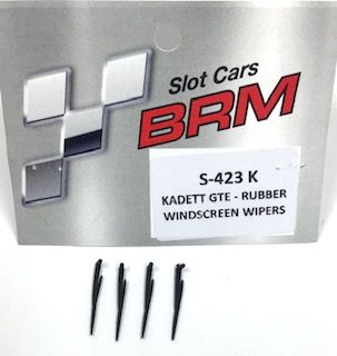 BRM 1/24, Scheibenwischer (Gummi) f. Escort/Kadett, 2 Stk. -  -  Fachgeschäft für Autorennbahnen + Zubehör