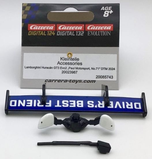 Carrera 1/24, Kleinteile für Lamborgh. Hur. GT3 evo2, 85743