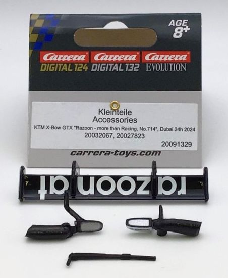 Carrera 1/32, Kleinteile für KTM X-Bow GTX, Nr.714, 91329