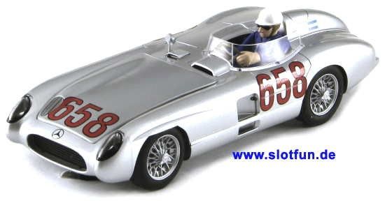 Scalextric 1/32, Mercedes 300 SLR Mille Miglia (mit Licht)