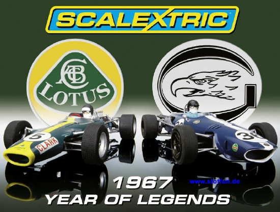 Scalextric 1/32  Year of Legends 1967, limitiert
