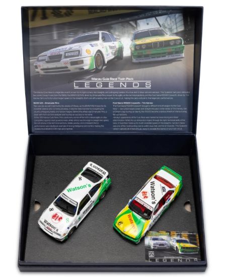 Scalextric 1/32, BMW M3 + Ford RS500, Macau, C4670A