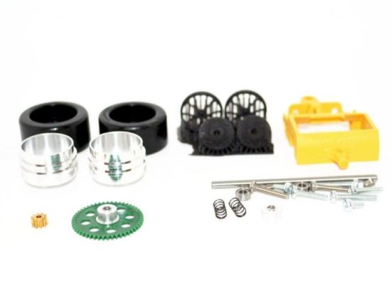 Frankenslot, Umbau-Kit H-Achse, f. Carrera D124, BMW M4 GT3