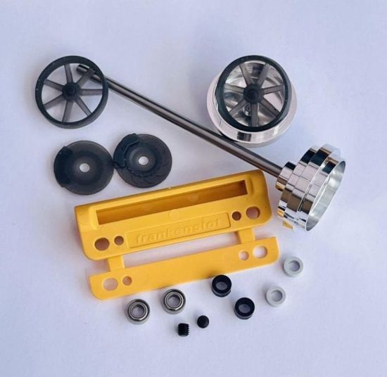 Frankenslot, V-Achs Halter Kit, f. Carrera D124, Ferrari 296