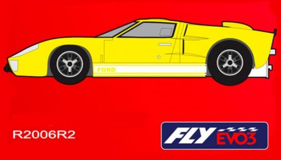 Fly EVO3 1/32, Ford GT40, gelb, R2006R2