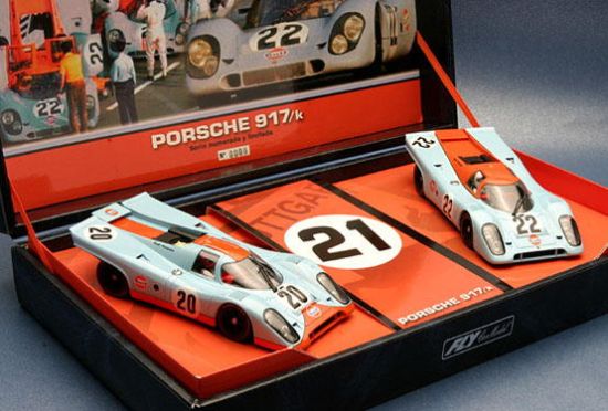 Fly 1/32, Teamset 'Gulf-Porsche' mit 2x Porsche 917K
