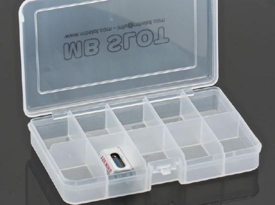 MB-Slot, Teilebox (16,5x11,2x3,1cm) m. 10 Fchern, 1 Stk.