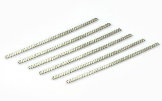 MRRC, Stromabnehmer schmal 7,5cm (3.3 x 0.4mm), 6 Stk.