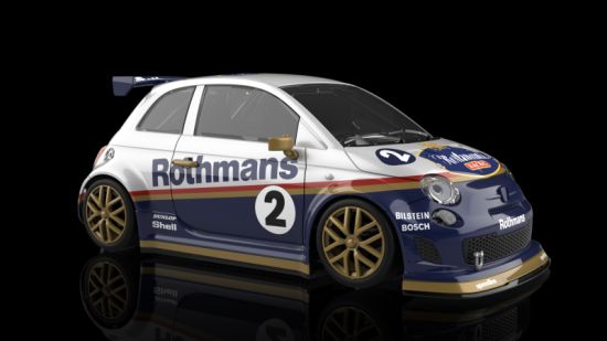 NSR 1/32, Abarth 500, Nr.2, Rothmans, 0608SW