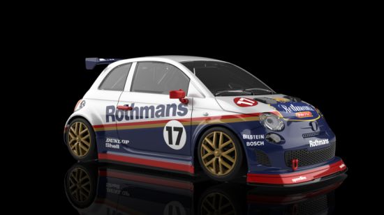 NSR 1/32, Abarth 500, Nr.17, Rothmans, 0609SW