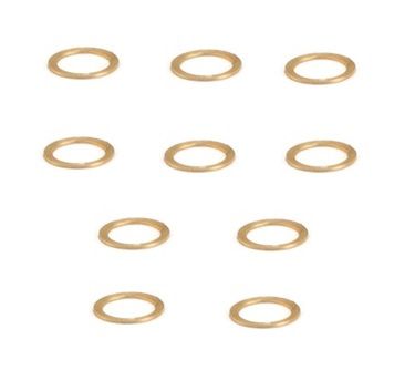 NSR, Achsdistanzen Messing (0,12mm), 10 Stk., 4810