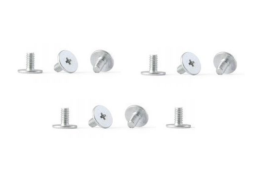 NSR, Leitkiel-Schrauben flach, M2 x 4mm, 10 Stk., 4857