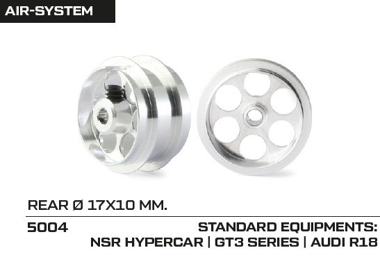 NSR, Alu-Felgen, Ø17x10mm, 2 Stk., 5004
