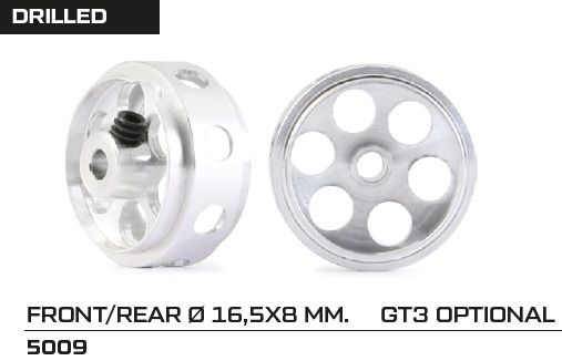 NSR, Alu-Felgen, Ø16.5x8mm, 2 Stk., 5009