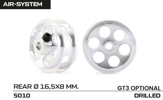 NSR, Alu-Felgen, Ø16.5x8mm, 2 Stk., 5010