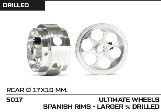 NSR, Alu-Felgen, Ø17x10mm, 2 Stk., 5017