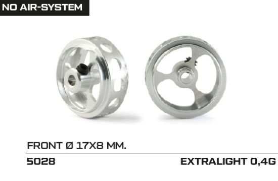 NSR, Alu-Felgen, Ø17x8mm, 2 Stk., 5028