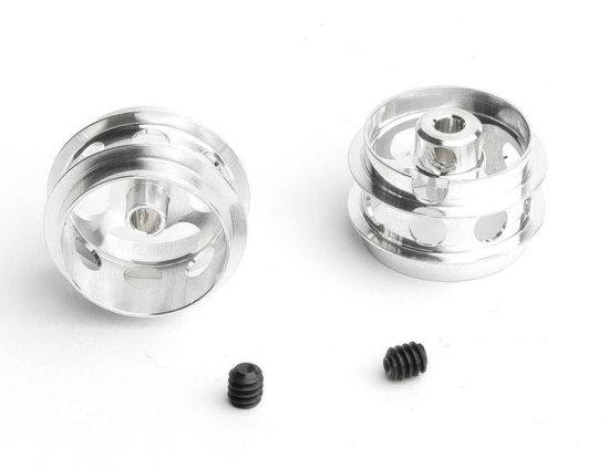 NSR, Alu-Felgen, Ø16.5x10mm f. Achsen Ø2,36mm, 2 Stk.