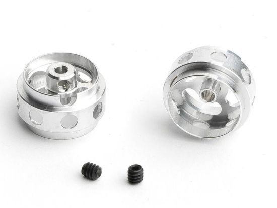 NSR, Alu-Felgen, Ø16.5x10mm f. Achsen Ø2,36mm, 2 Stk.