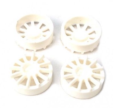 NSR, Felgeneinsätze weiß (Ø13,9mm), 4 Stk.