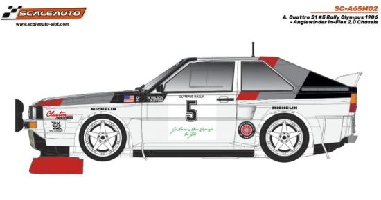 Scaleauto 1/32, A. Quattro S1, Nr.5, 1986, SC-A65M01
