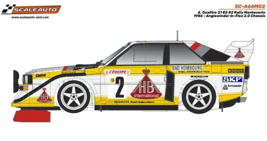 Scaleauto 1/32, A. Quattro S1 E2, Nr.2, 1986, SC-A66M02