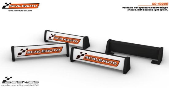 Scaleauto, Bausatz Werbetafeln beleuchtbar, 4 Stk., SC-10205