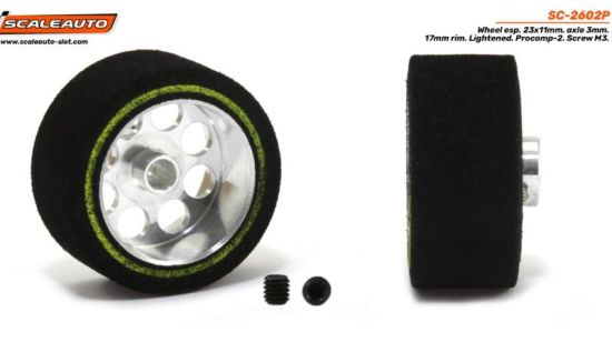 Scaleauto, Ø23 x 11mm, 'ProComp-2', 2 Stk., SC-2602P