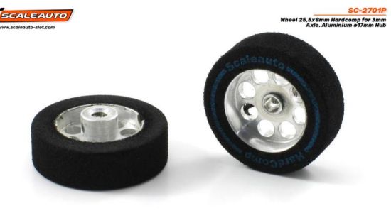 Scaleauto, Ø25.5 x 8mm, HardComp (vorne), 2 Stk., SC-2701P