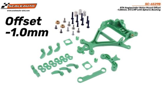 Scaleauto 1/32, RT4 Motorhalter-Set 'GT/LMP' hart, SC-6529B