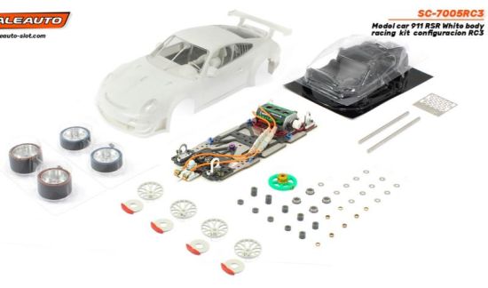 Scaleauto 1/24, Porsche 911 RSR, 'White-Kit' RC3, 7005RC3