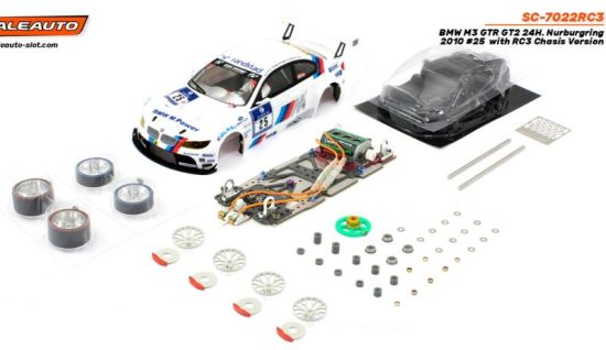 Scaleauto 1/24, BMW M3 GTR, Nr.25, Bausatz RC3, SC-7022RC3
