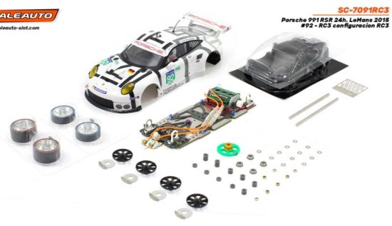 Scaleauto 1/24, Porsche 991, Nr.92, Bausatz RC3, SC-7091RC3